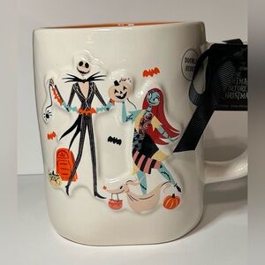 Rae Dunn Disney Halloween Mug The Nightmare Before Christmas Jack & Sally